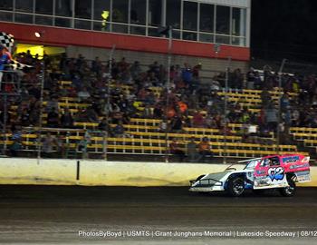Lakeside Speedway (Kansas City, KS) – United States Modified Touring Series – Grant Junghans Memorial – August 12th, 2022. (Todd Boyd photo)