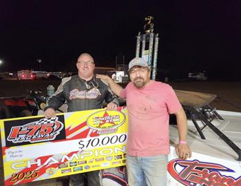 Billy Franklin won the Southern All Star Dirt Racing Series title for the second time in his career.
