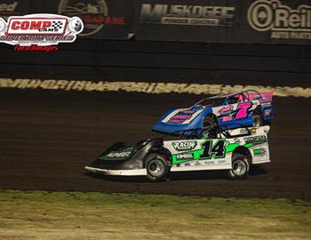 Arrowhead Speedway (Colcord, OK) – COMP Cams Super Dirt Series – September 14, 2024. (Turn 3 images photo)