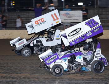 Frank Galusha #12 and Riley Goodno #11G