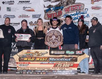 Kyle Larson won the Super Late Model finale