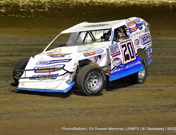 81 Speedway (Park City, KS) – United States Modified Touring Series (USMTS) – 2nd Annual Ed Gressel Memorial – June 21-22, 2024. (Todd Boyd photo)