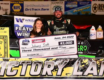 Off-Road Speedway (Norfolk, Neb.) – Lucas Oil Midwest LateModel Racing Association (MLRA) – Renegade 50 – June 24th-25th, 2022. (Todd Boyd photo)