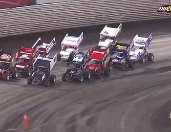 Landon in action at Knoxville Raceway on August 4, 2022.