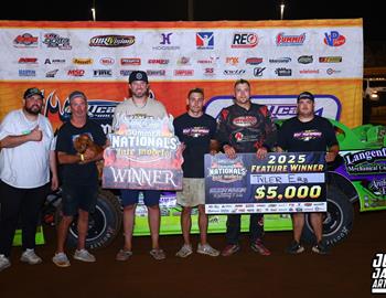 Tyler Erb claimed his sixth DIRTcar Summer Nationals triumph of the year in Sundays Week Four finale at Duck River Raceway Park.