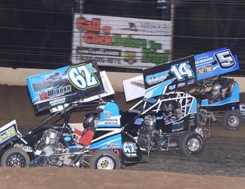 Kaden Fritz #62K, Ace Bodehamer #14B and Blake Howard #5H