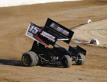 Sam in action at The Brad Doty Classic at Limaland TJ Buffenbarger
