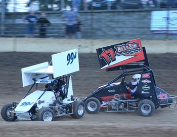 Jackson Atherton #99J and Natalie Doney #17