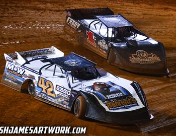 Tri-County Racetrack (Brasstown, N.C.) – Castrol FloRacing Night in America – FK Rod Ends Tar Heel 50 – October 6th, 2022. (Josh James Artwork)
