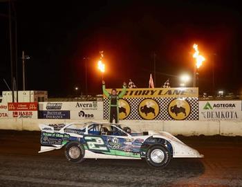 Josh Skorczewski bested the WISSOTA Late Model competition on Friday night at South Dakota’s Brown County Speedway. 