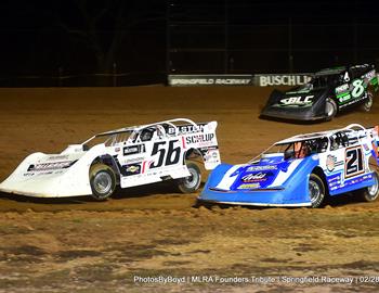 Springfield Raceway (Springfield, MO) – MLRA Founders Tribute – February 28-March 1, 2025. (Todd Boyd photo)