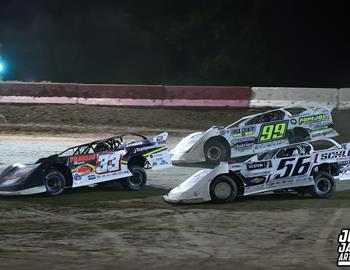 Highland Speedway (Highland, IL) – Midwest Auto Racing Series (MARS) Late Model Championship – May 17, 2025. (Josh James Artwork photo)