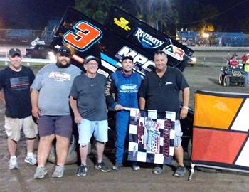 USCS Victory Lane at Riverside International Speedway on July 2, 2022.