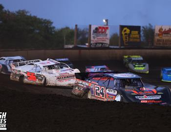 Farmer City Raceway (Farmer City, IL) – Midwest Auto Racing Series (MARS) Late Model Championship – Chuckwagon Food Service 40 – August 29, 2025. (Josh James Artwork photo)