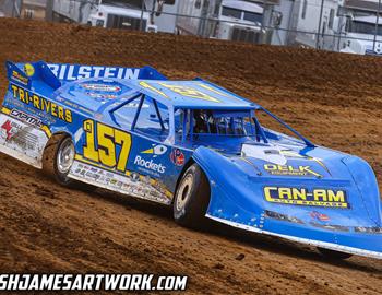 Brownstown Speedway (Brownstown, IN) – Castrol FloRacing Night in America – April 27th, 2022. (Josh James Artwork)