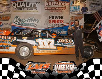 Justin Fite wins at Lancaster Motor Speedway on March 22