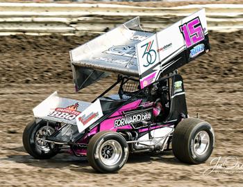 Getting some laps in, in the new car at Eagle Raceway on April 9.