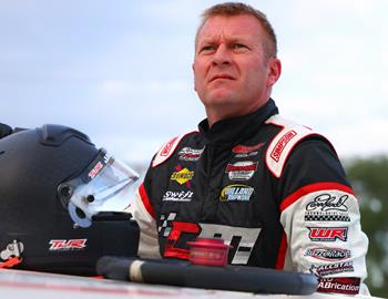 Quincy Raceways (Quincy, IL) – Midwest Auto Racing Series (MARS) Late Model Championship – May 16, 2025. (Josh James Artwork photo)