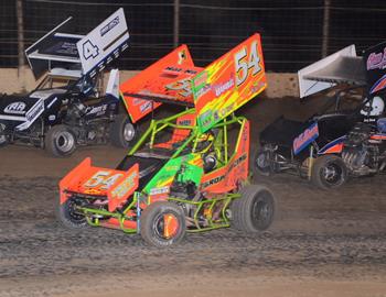 Trey Gropp #54, Braydon Renfro #4 and Randy Roberts #4R