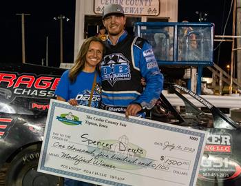 Cedar County Raceway (Tipton, IA) – July 12th, 2023.