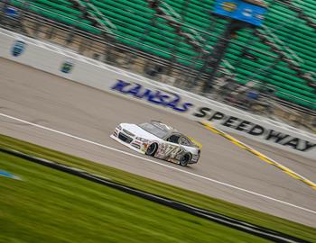 Mandy Chick drives to a 12th place finish in the ARCA Menards Series at Kansas Speedway on May 6th.