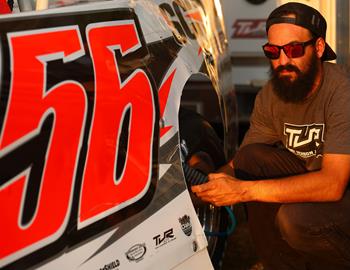 Brownstown Bullring (Brownstown, IL) – Midwest Auto Racing Series (MARS) Late Model Championship – Brownstown 100 – September 19, 2025. (Josh James Artwork photo)