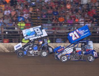 Emilio Hoover #9 and Keegan Brewer #21H