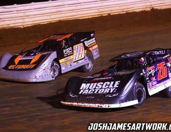 Volunteer Speedway (Bulls Gap, TN) – Kyle Larson Late Model Challenge – April 6th, 2023. (Josh James Artwork)