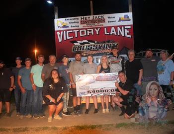 Cameron in Victory Lane on July 1 in the $4,000-to-win 5th annual J. Paul Smith Memorial.