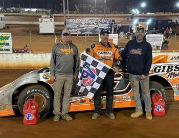 David Payne claimed the Jail Breaker Topless Outlaw Series win at North Georgia Speedway, earning a $5,000 payday on Saturday, October 4.