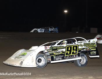 Davenport Speedway (Davenport, IA) – Lucas Oil Midwest Late Model Racing Association – Corn State Nationals – September 13th-14th, 2024. (Mike Ruefer photo)