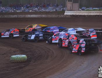 Peoria Speedway (Peoria, IL) – MARS Modified Championship Series – Garry Swibold Memorial – April 26th, 2025. (Josh James Artwork)