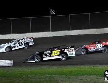 Tri-City Speedway (Granite City, IL) – Midwest Auto Racing Series (MARS) Late Model Championship – May 23, 2025. (Josh James Artwork photo)