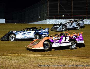 Lucas Oil Speedway (Wheatland, MO) – Lucas Oil Midwest Late Model Racing Association (MLRA) – 10th Annual Ron Jenkins Memorial – August 30-31, 2024. (Todd Boyd photo)