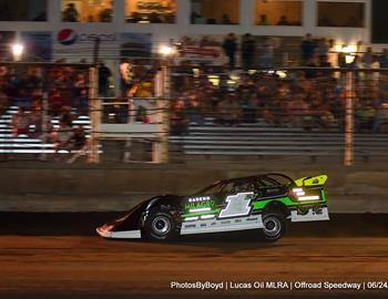 Off-Road Speedway (Norfolk, Neb.) – Lucas Oil Midwest LateModel Racing Association (MLRA) – Renegade 50 – June 24th-25th, 2022. (Todd Boyd photo)