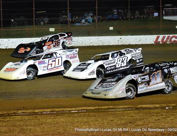 Lucas Oil Speedway (Wheatland, MO) – Lucas Oil Midwest Late Model Racing Association (MLRA) – Ron Jenkins Memorial – September 2, 2023. (Todd Boyd Photo)