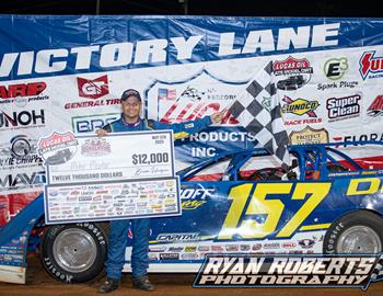 Ponderosa Speedway (Junction City, KY) – Lucas Oil Late Model Dirt Series – John Bradshaw Memorial – May 5th, 2023. (Ryan Roberts photo) 