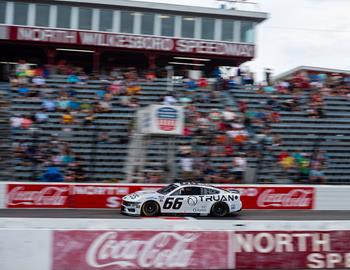 Chad Finchum at the 2025 NASCAR All-Star Open at North Wilkesboro Speedway on May 16-18.