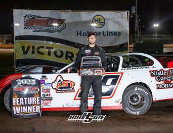 Billy Kendall won a Structural Buildings WISSOTA Challenge Series-sanctioned Twin Ports Twin 25s preliminary feature at Gondik Law Speedway on Wednesday, August 27.