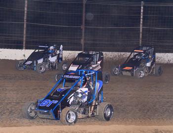 Blake Bennington #81B, Thomas Hassler #10, Quinton Benson #15B and Nathan Brookshier #27