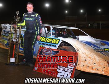 Clarksville Speedway (Clarksville, TN) – DIRTcar Supers – Tuckassee Toilet Bowl Classic – March 29th-30th, 2024. (Josh James Artwork)