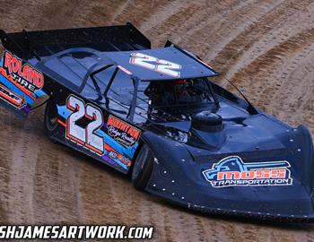 Eldora Speedway (Rossburg, OH) – DIRTcar Supers – World 100 – September 7th-9th, 2023. (Josh James Artwork)