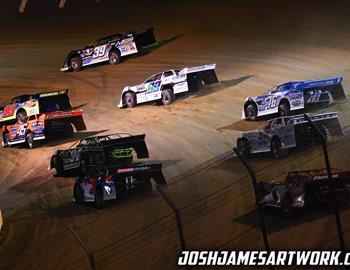 Volusia Speedway Park (Barberville, FL) – World of Outlaws Case Construction Late Model Series – DIRTcar Nationals – February 14th-19th, 2022. (Josh James Artwork)