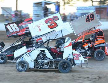 Wyatt Siegel #18, Xavier Doney #3D and Tyler Devenport #49