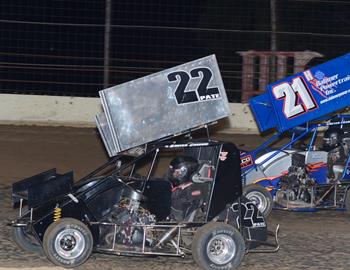 Jesse Pate #22 and Keegan Brewer #21H