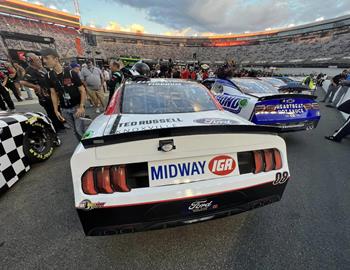 Chad Finchum at the Food City 300 at Bristol (Tenn.) Motor Speedway on Friday, Sept. 15.