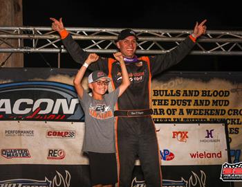 Macon Speedway (Macon, IL) – DIRTcar Summer Nationals – Herald & Review 100 – July 6th, 2023. (Brendon Bauman photo)