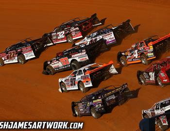 Bristol Motor Speedway (Bristol, TN) - Karl Kustoms Bristol Dirt Nationals - March 19th-20th, 2021. (Josh James Artwork)