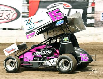 Getting some laps in, in the new car at Eagle Raceway on April 9.