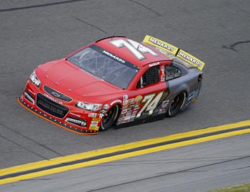 Mandy Chick practices for the Daytona ARCA 200 at Daytona International Speedway (Daytona Beach, FL) on February 16, 2024. (Daylon Barr | Barr Visuals photo)